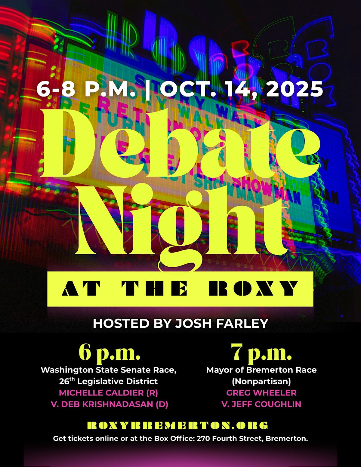 Debate Night at the Roxy