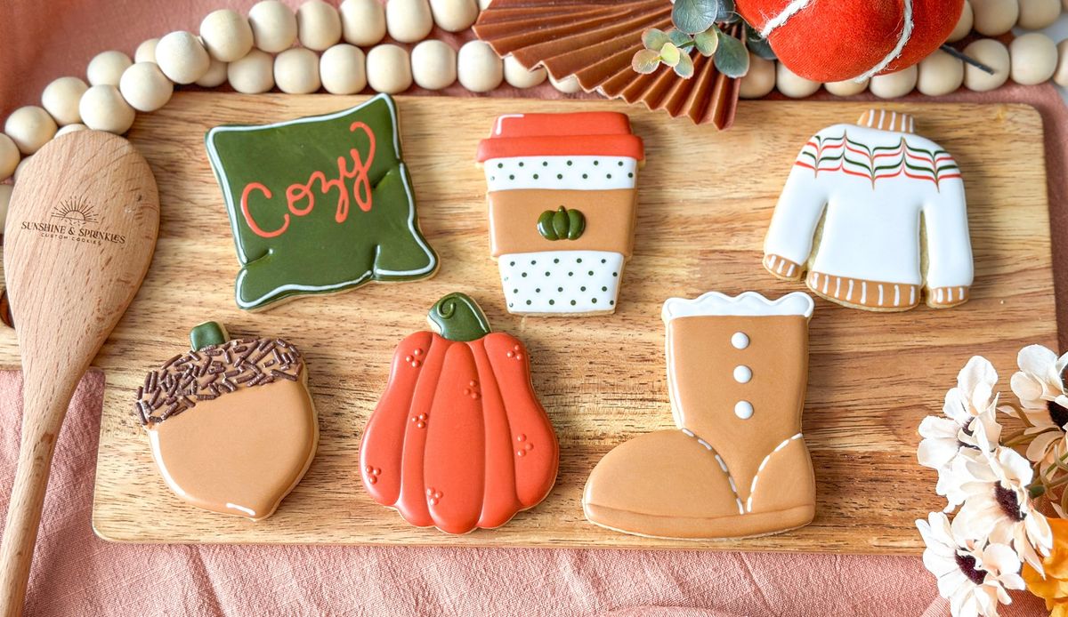 14 Seats Left! Cookie Decorating with Sunshine & Sprinkles | Cozy Fall Themed