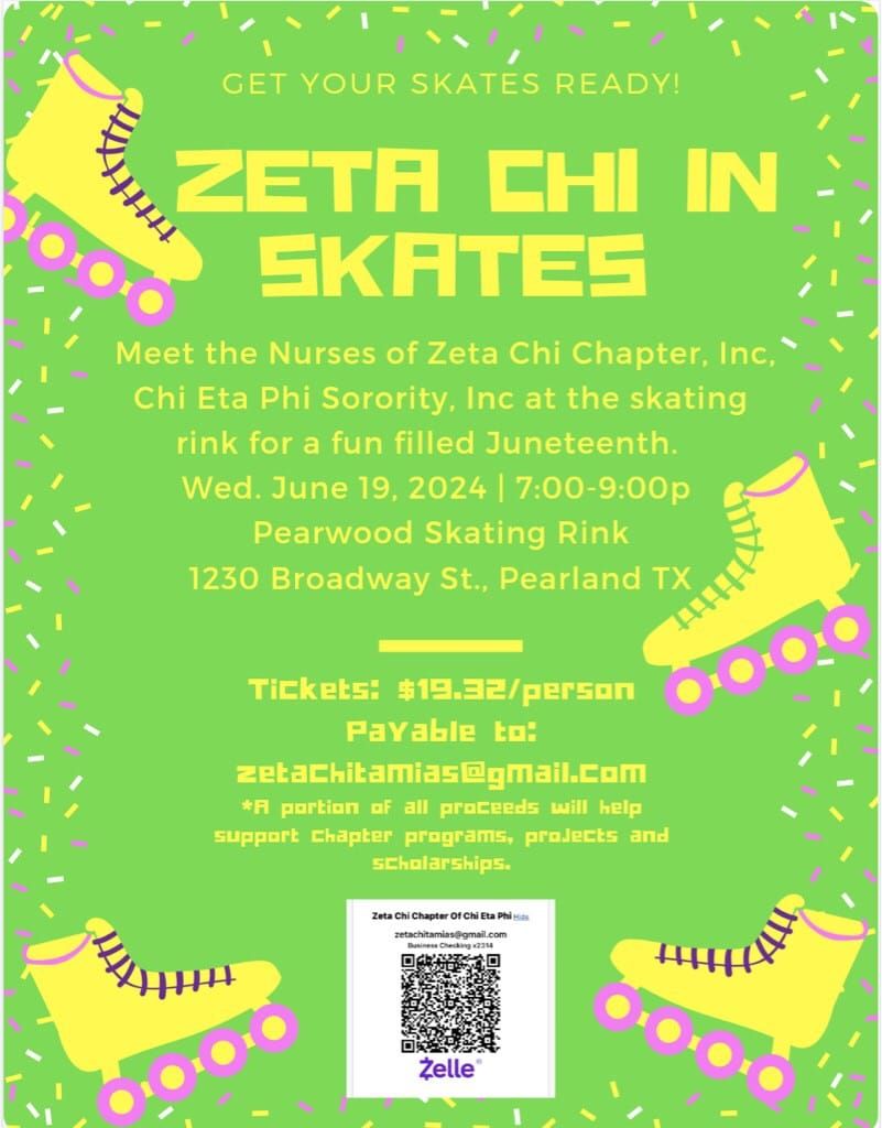 Zeta Chi in Skates