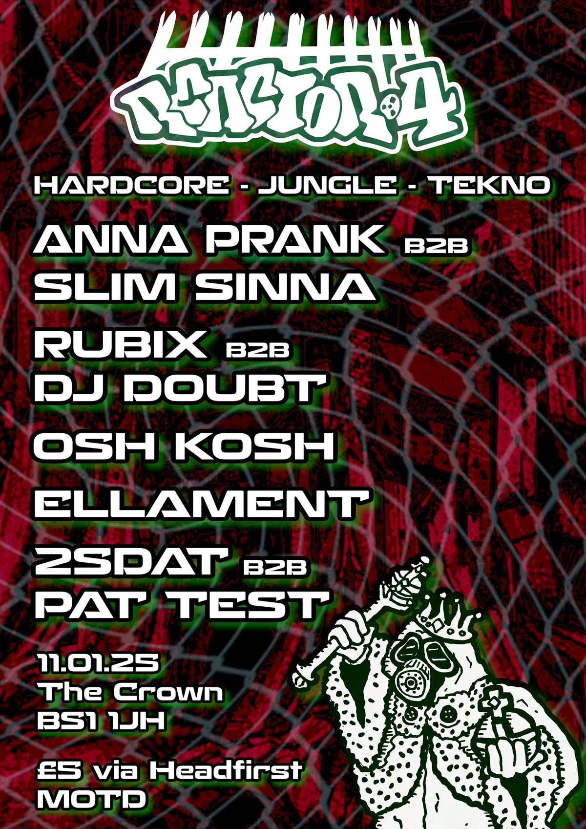 Reactor 4 - Anna Prank \/ DJ Doubt \/ Slim Sinna & more