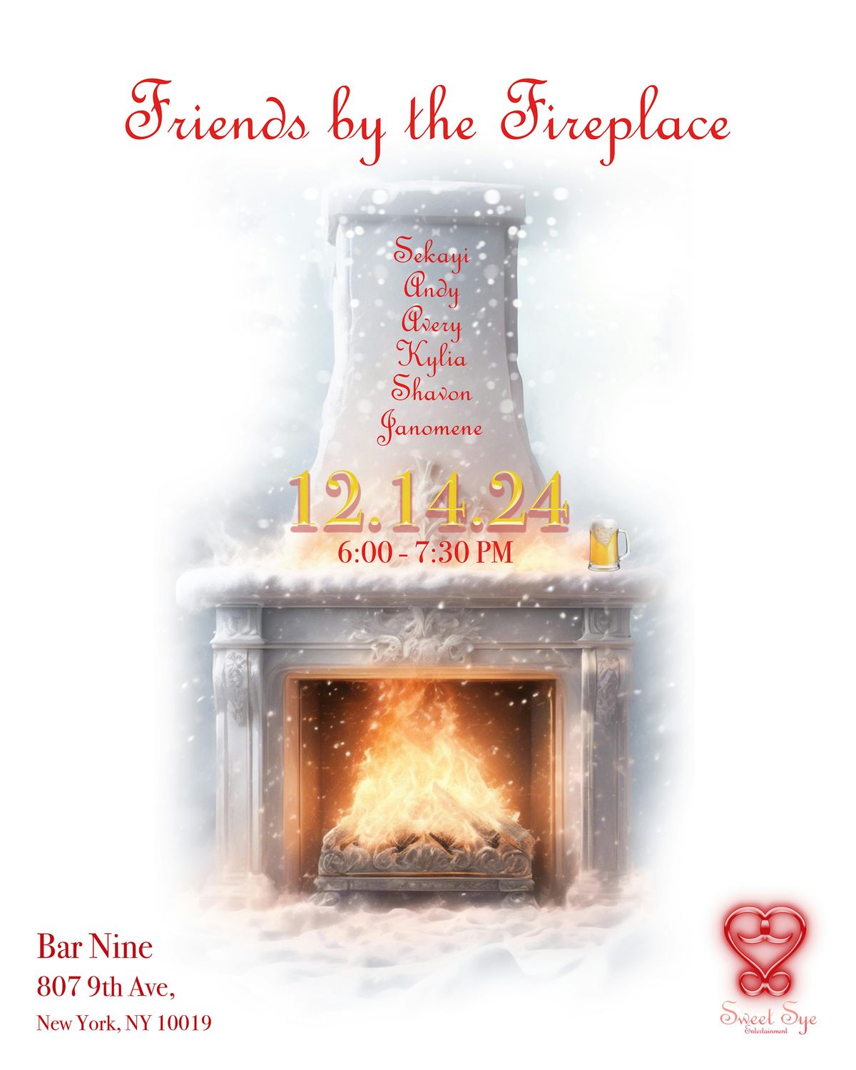 Friends By The Fireplace - A Holiday Cabaret