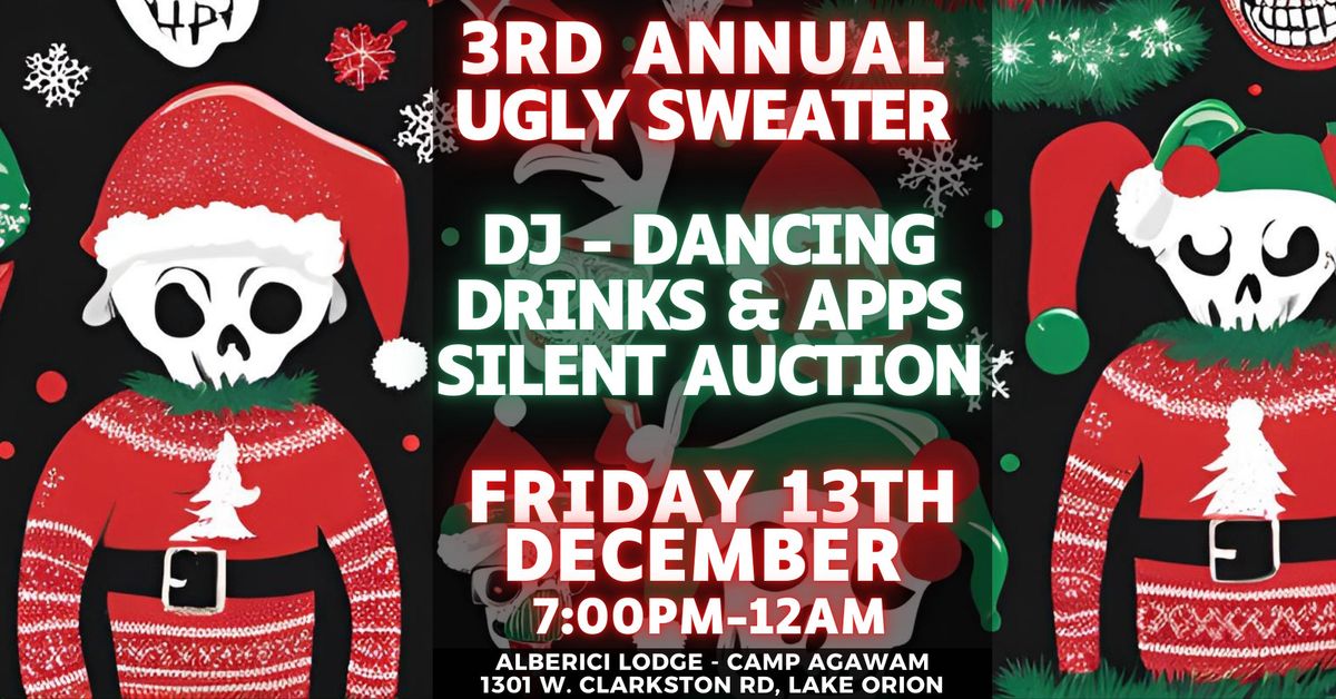 Friends of Camp Agawam Ugly Sweater Party 2024!