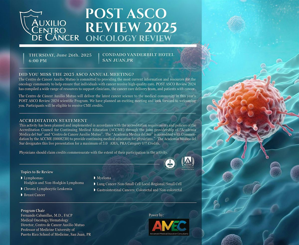 POST ASCO REVIEW Annual Conference 2025