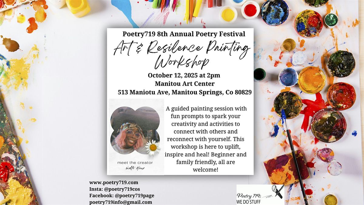 Poetry719 Festival: Arts & Resilience Painting Workshop w\/ Vashti