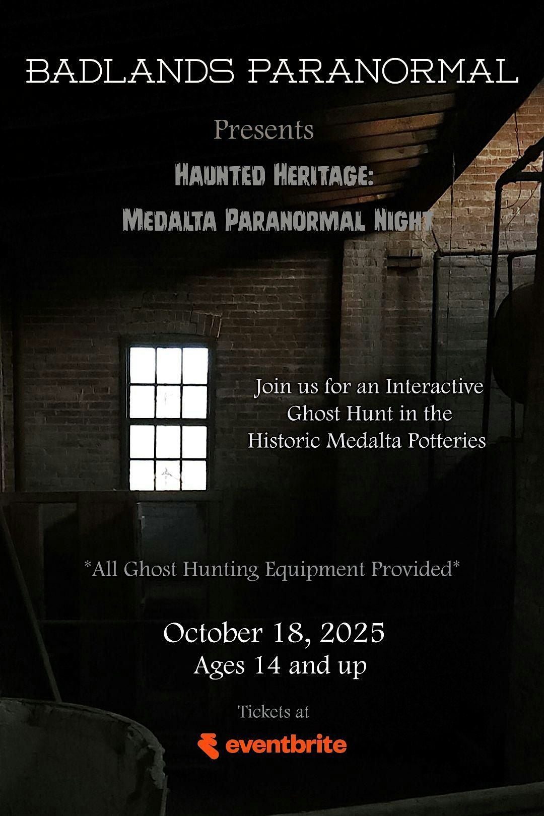 Medalta Potteries Paranormal Investigation