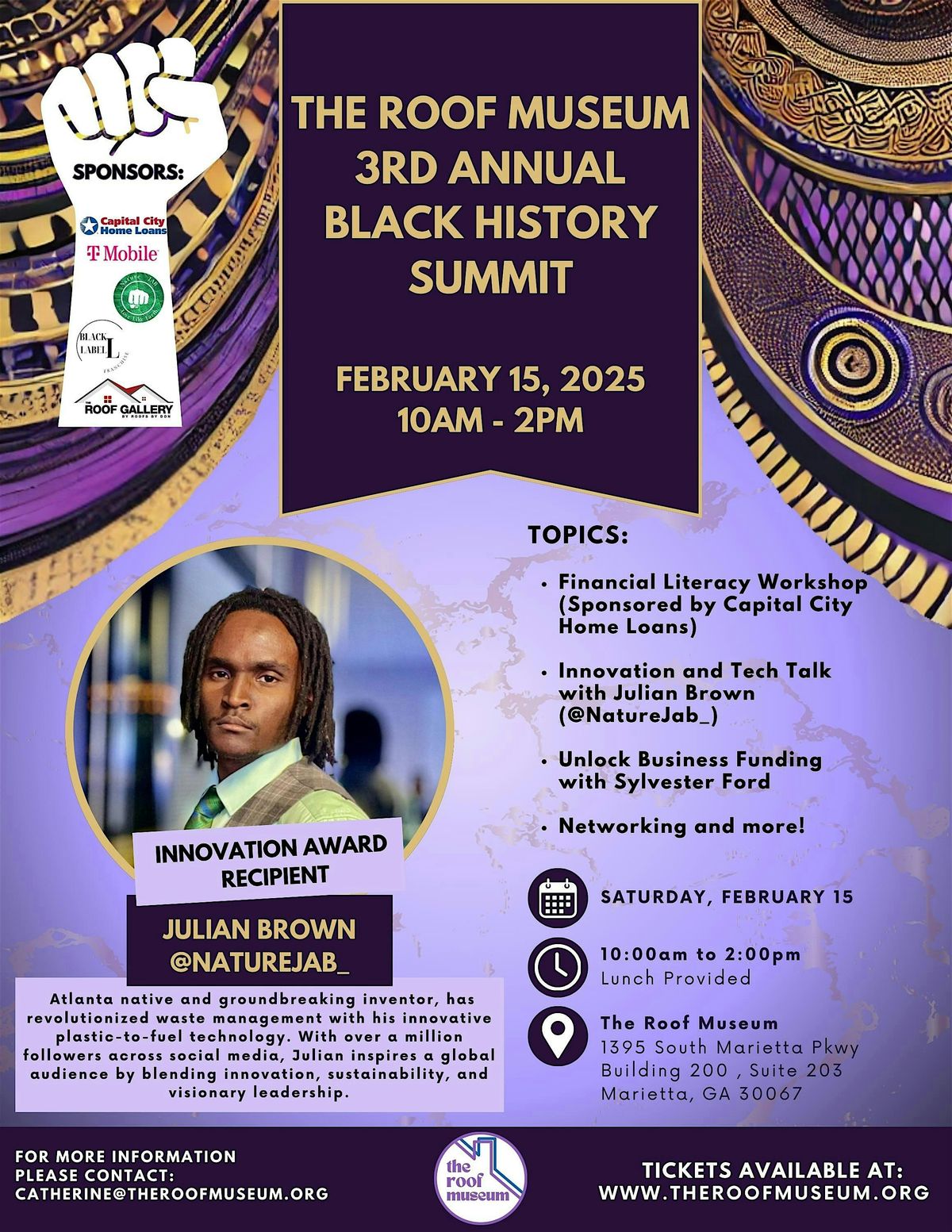 The Roof Museum 3rd Annual Black History Summit