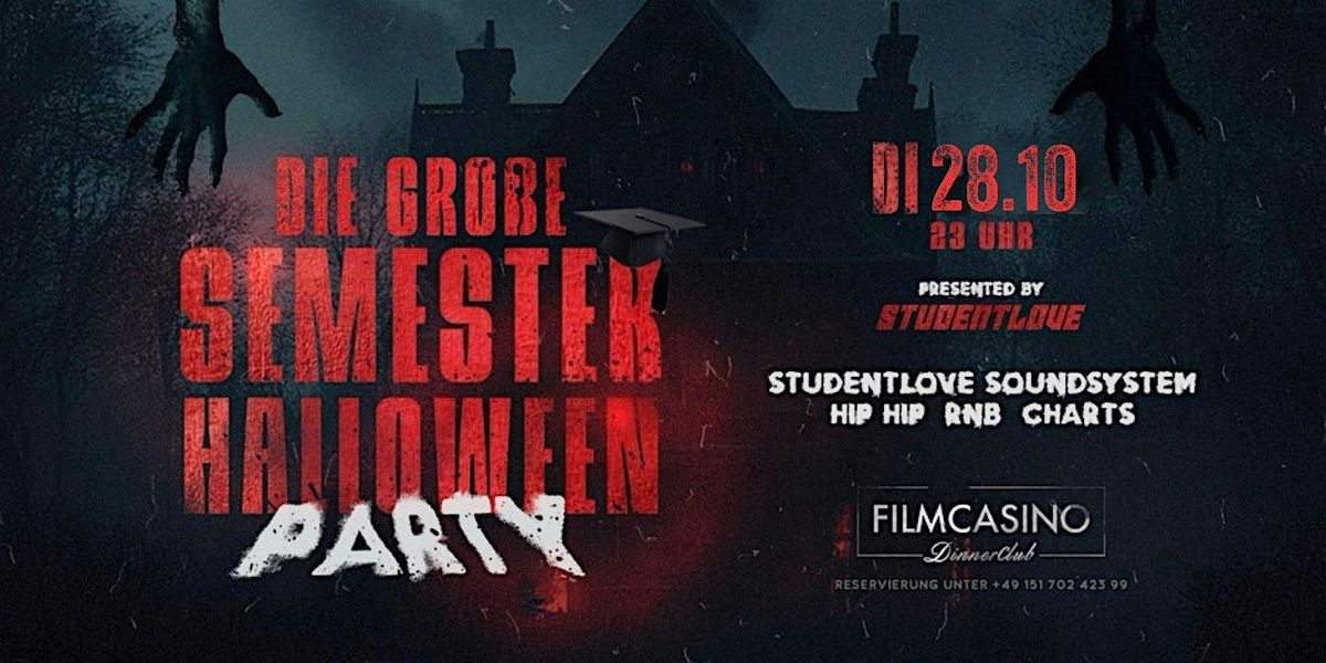 DIE GRO\u1e9eE SEMESTER HALLOWEEN PARTY by STUDENTLOVE