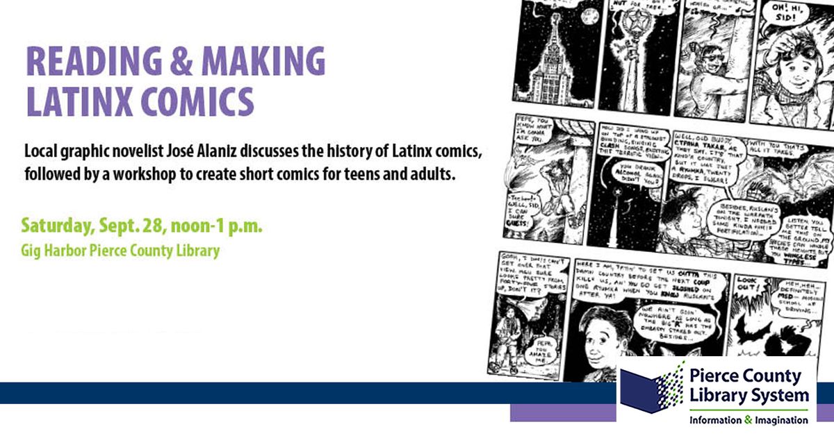 Reading & Making Latinx Comics with graphic novelist Jose Alaniz