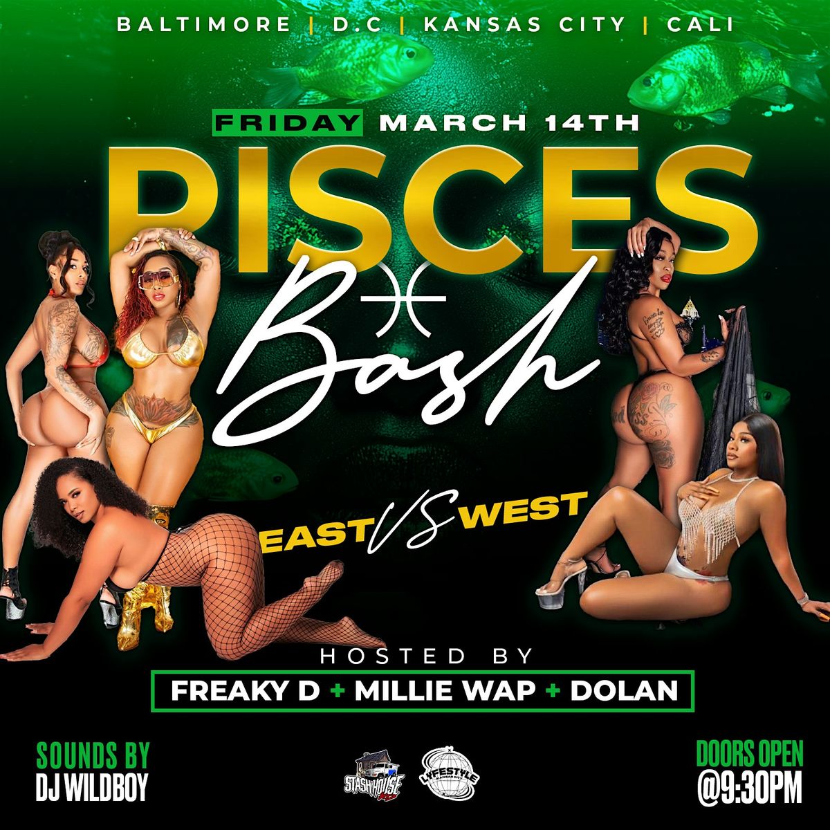 East vs West Pisces Bash!!