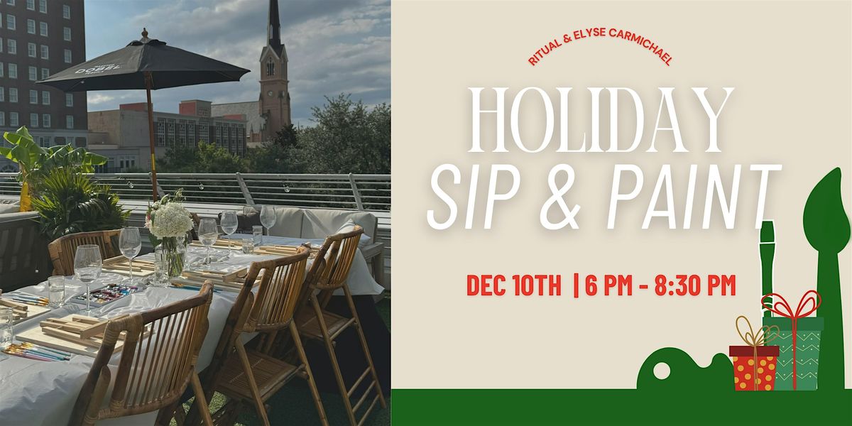 Holiday Sip & Paint : An Evening with Elyse at Wine Club Wednesday