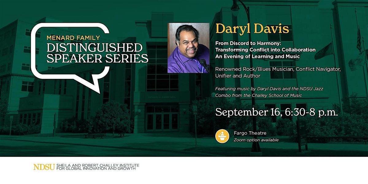 Daryl Davis | From Discord to Harmony - An Evening of Learning and Music