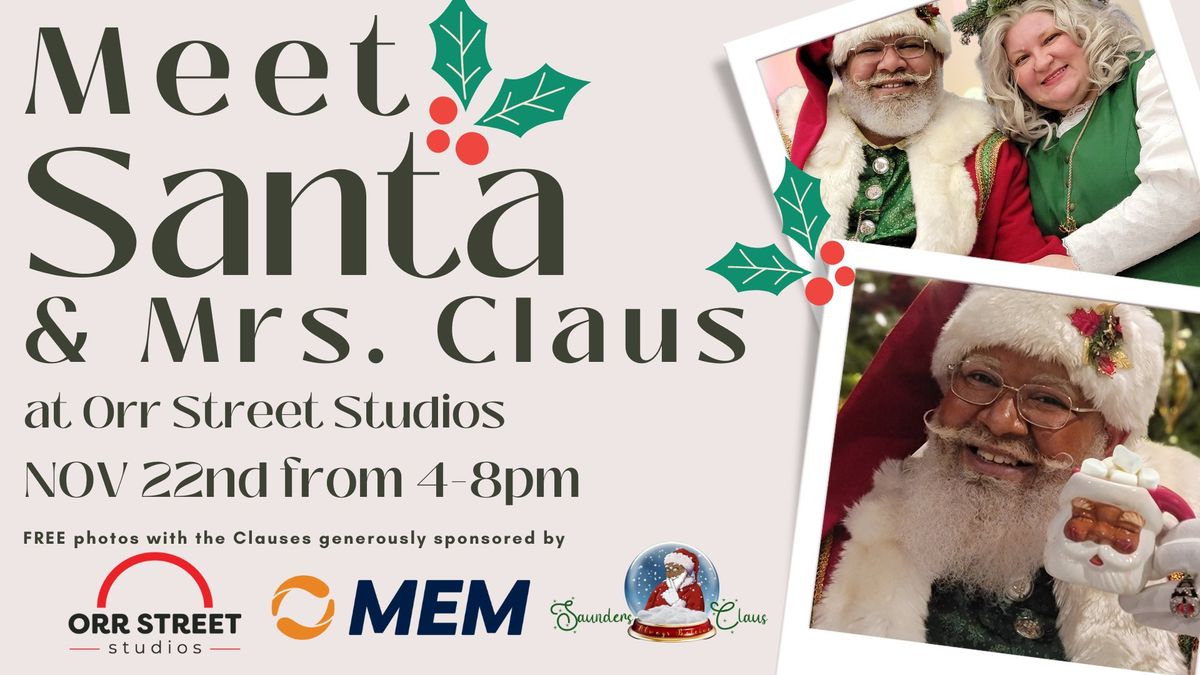 3rd Annual FREE Photos with Santa & Mrs. Claus