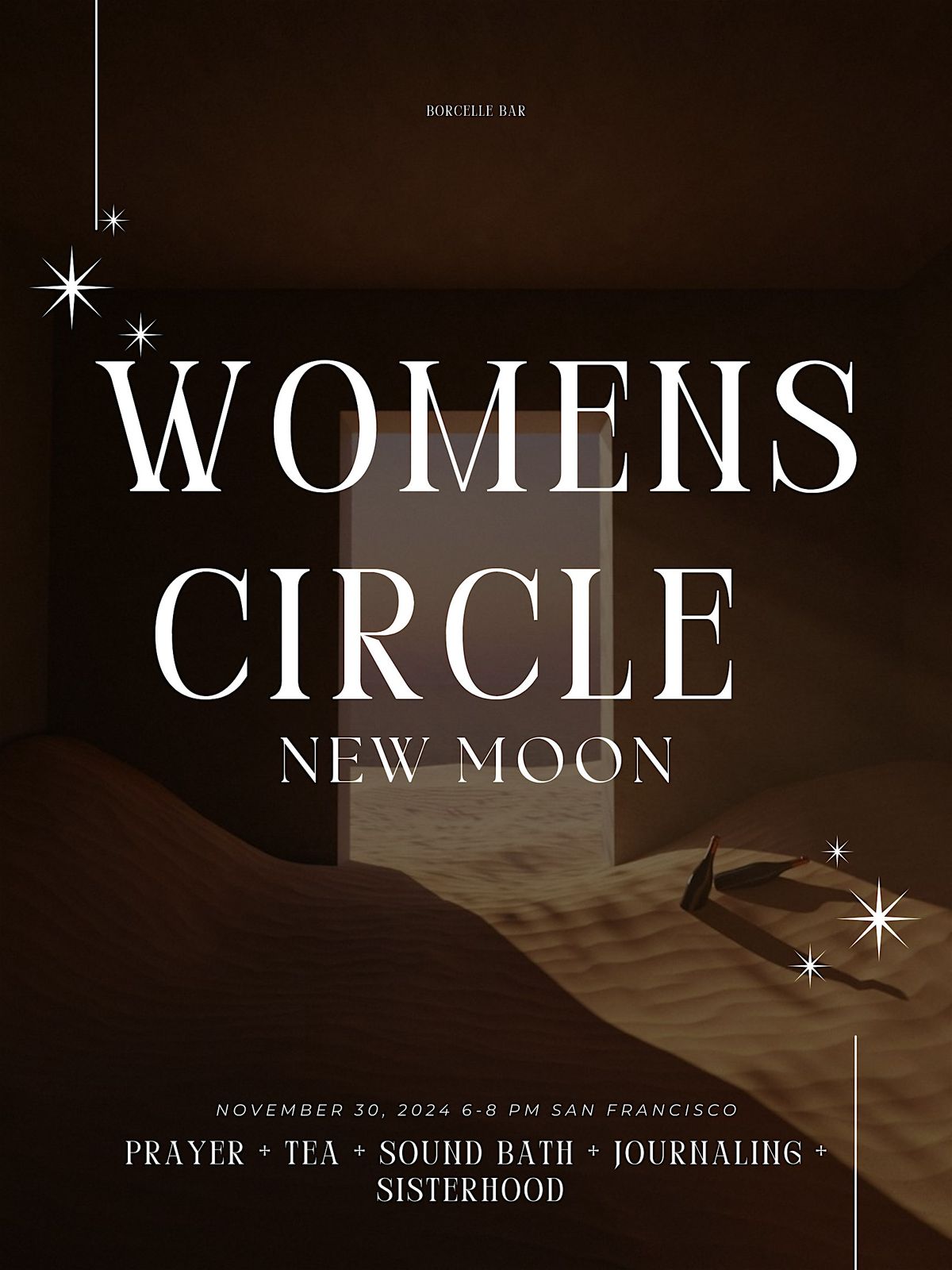 Womens Circle \/ New moon SF