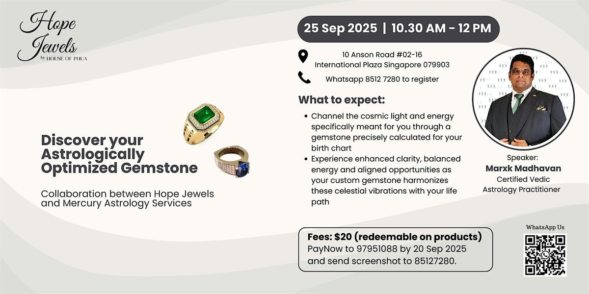 Discover your Astrologically Optimized Gemstone