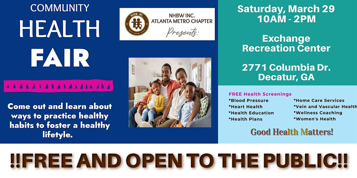 FREE Community Health Fair!