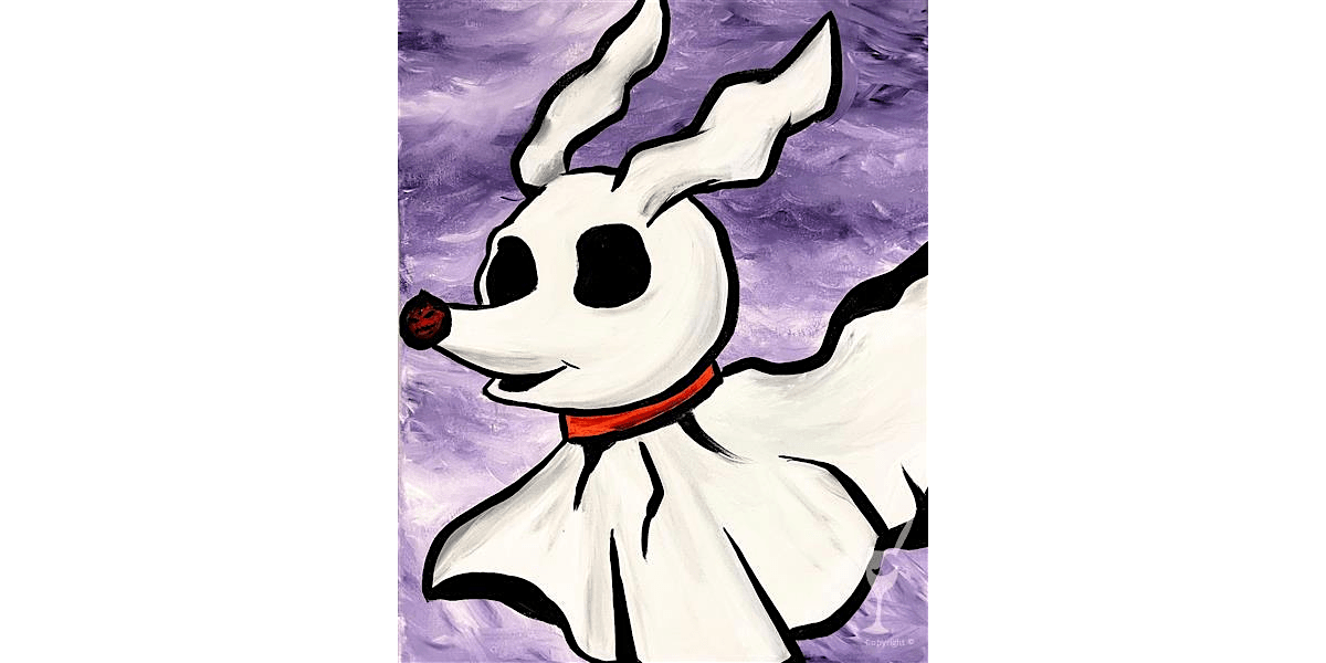Ghostly Dog - Paint and Sip in Denver | Classpop!\u2122