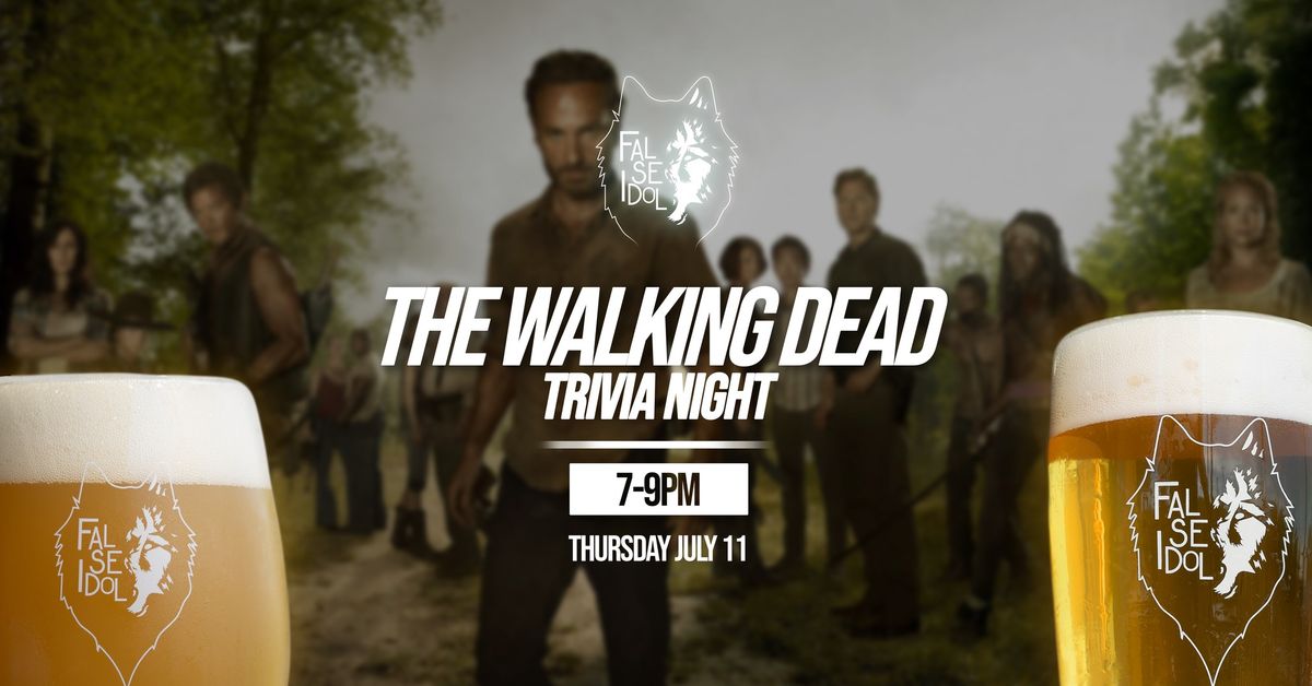 The Walking Dead Themed Trivia with Josh Provo!
