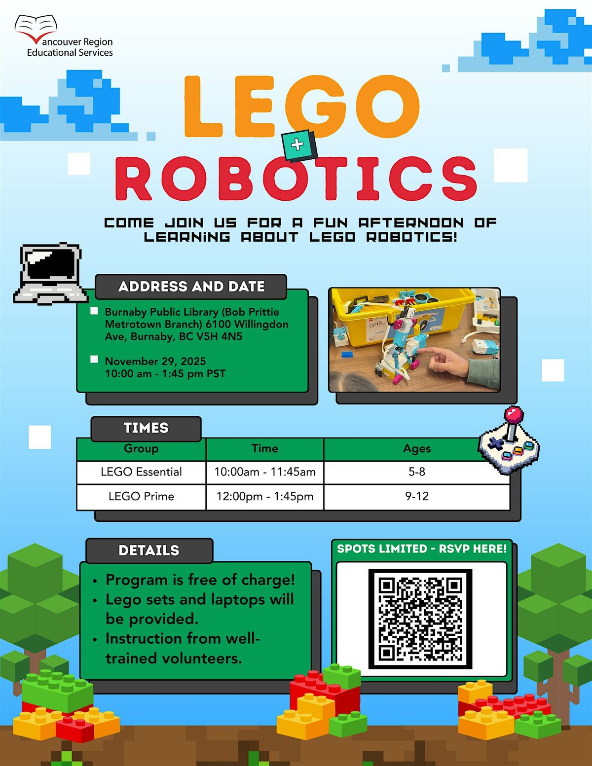 Lego Robotics Session @ BPL Metrotown Branch