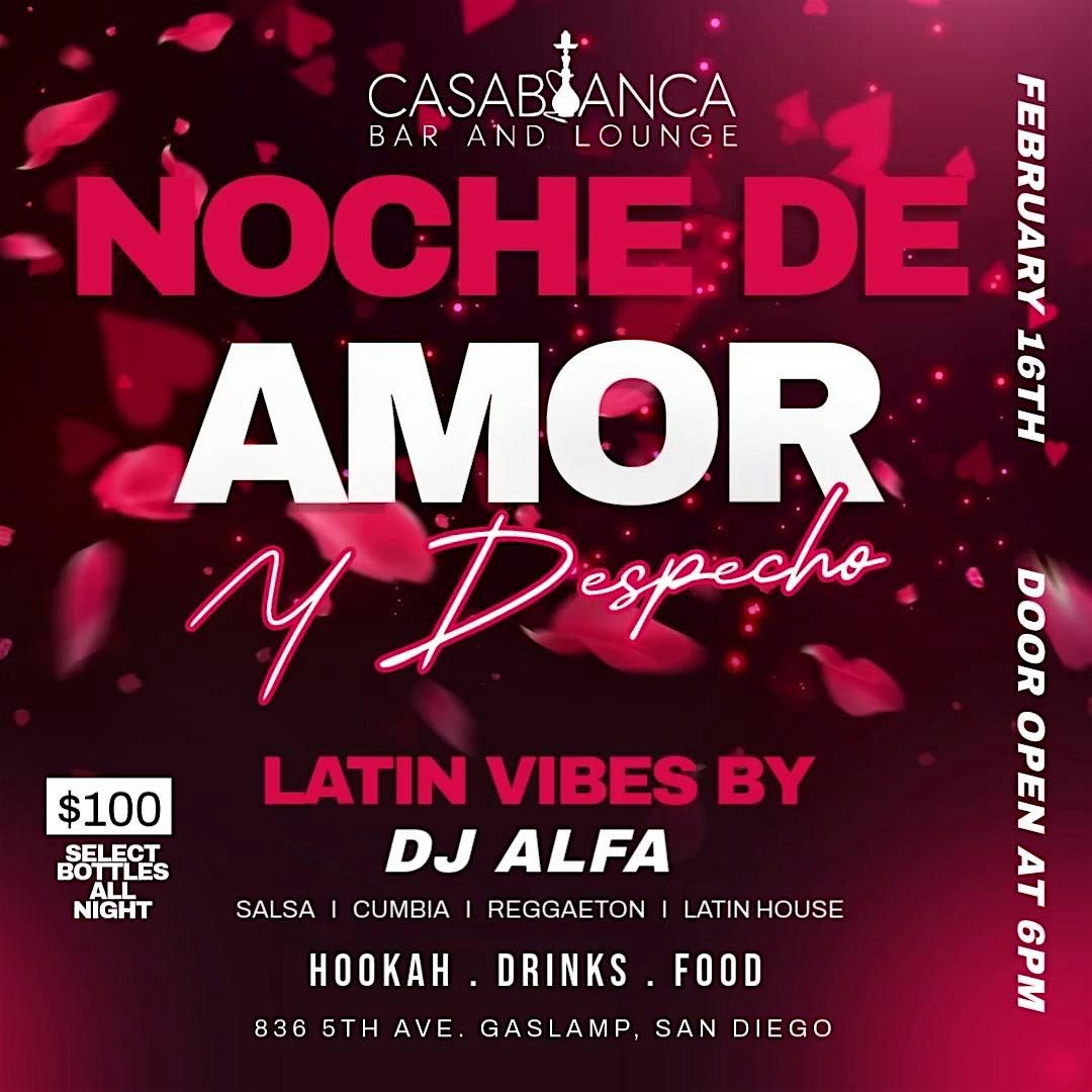 Noche de Amor y Despecho: Latin Night with DJ Alfa