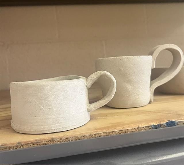 2 Week Hand Built Mugs (Set of 2)