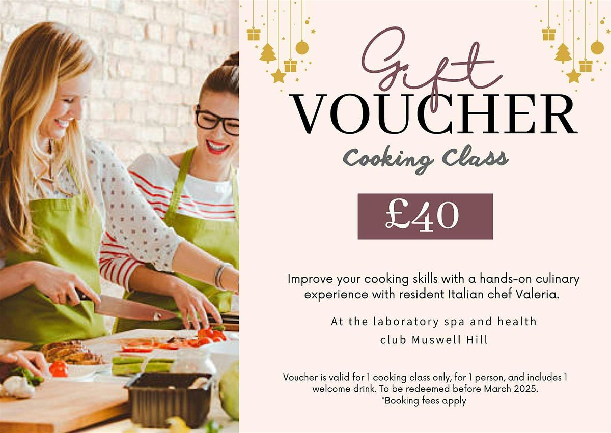 COOKING CLASS GIFT VOUCHER