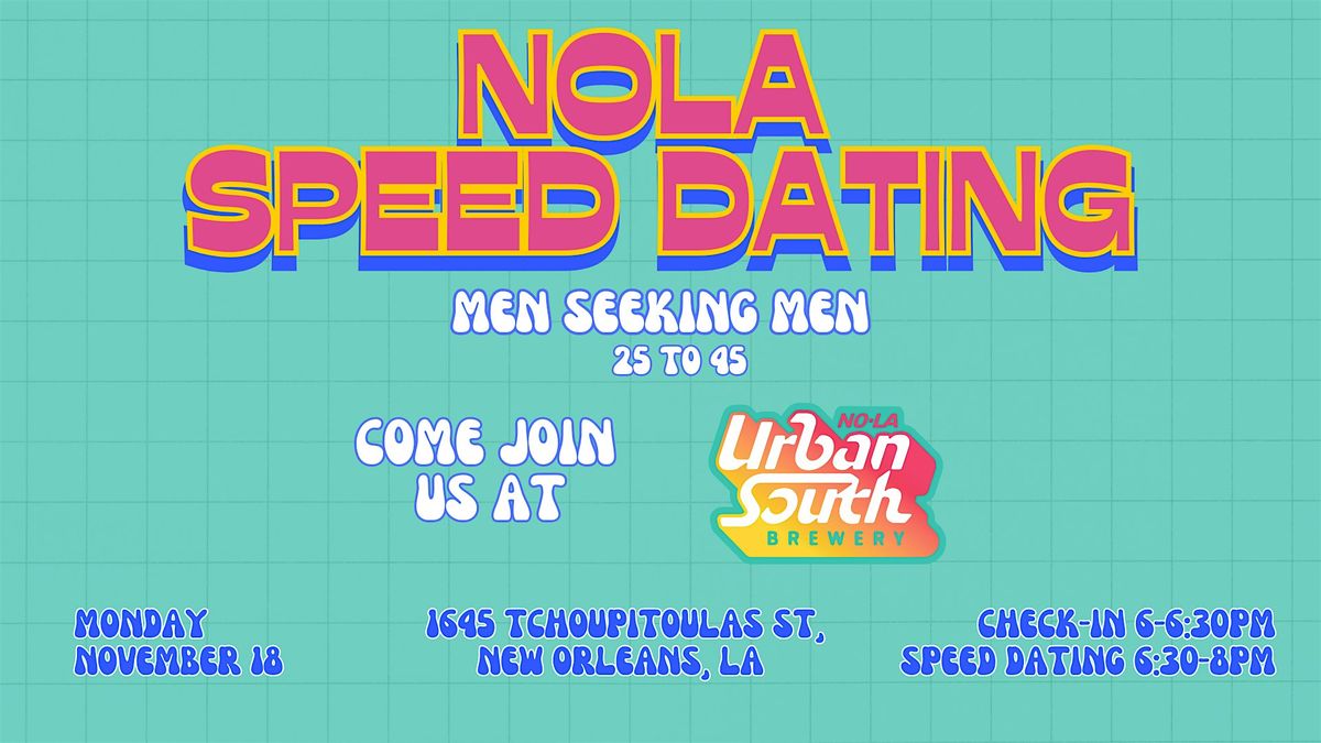 11\/18 NOLA Speed Dating @ Urban South