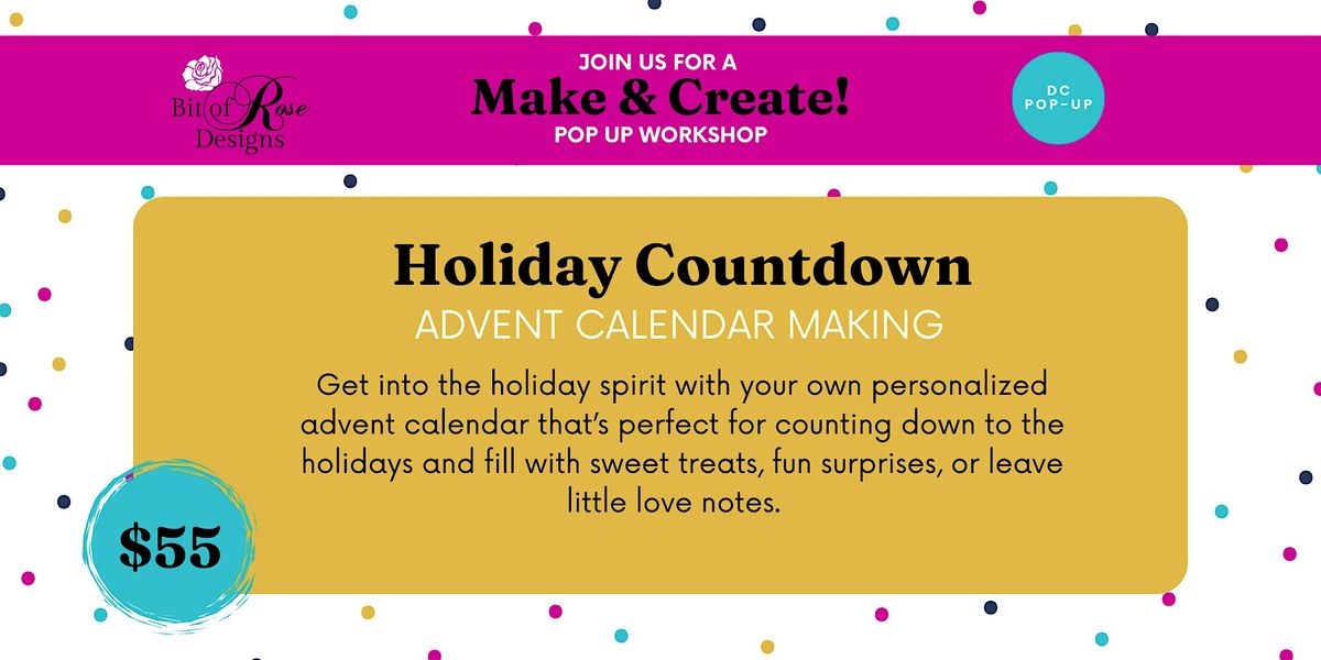 Holiday Countdown: Advent Calendar Making