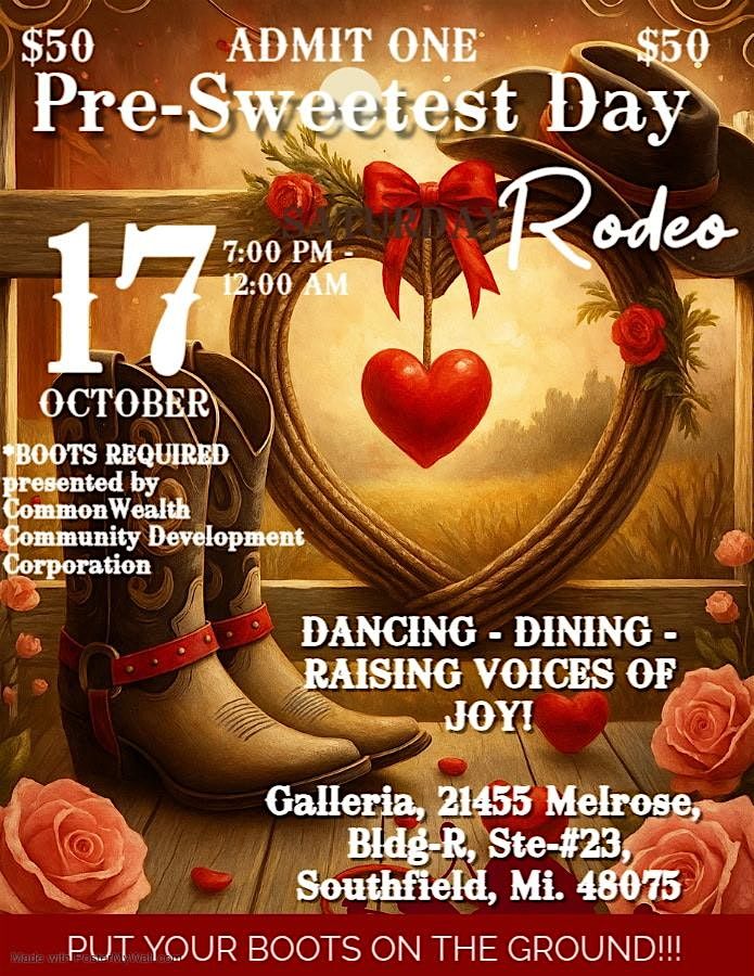 Boots on the Ground:  Dancing, Dining, and Raising Voices of Joy
