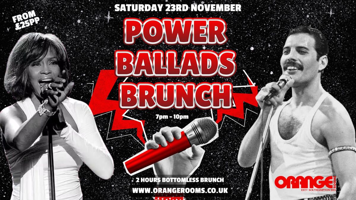 Power Ballad Brunch at Orange Rooms! \ud83c\udfa4\ud83c\udf89