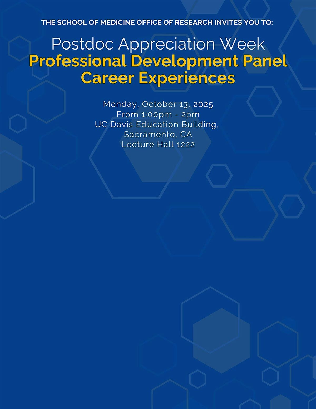 Postdoc Appreciation Week - Professional Development Panel