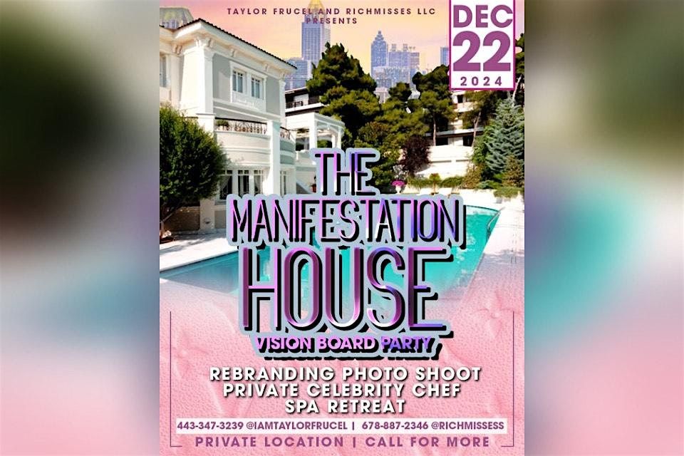 The Manifestation House - Vision Board Party - ReBranding Photoshoot -