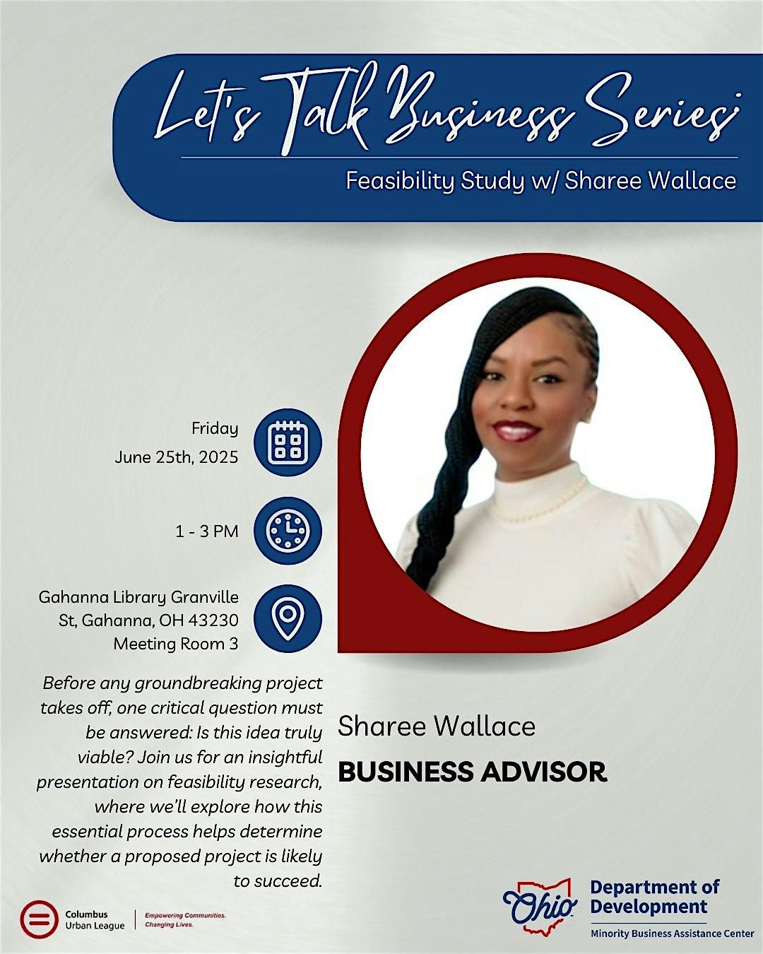 Let's Talk Business: Feasibility Study w\/ Sharee Wallace