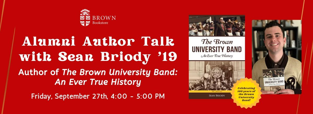 Alumni Author Talk with Sean Briody '19