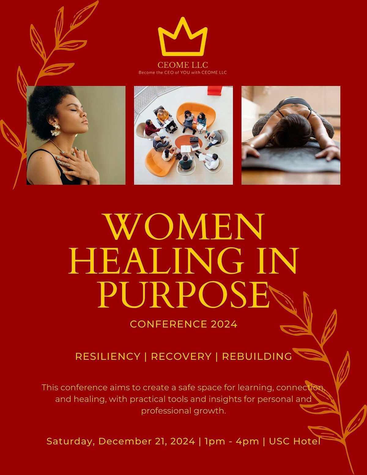 WHIP-Women Healing in Purpose: Resiliency, Recovery, Rebuilding