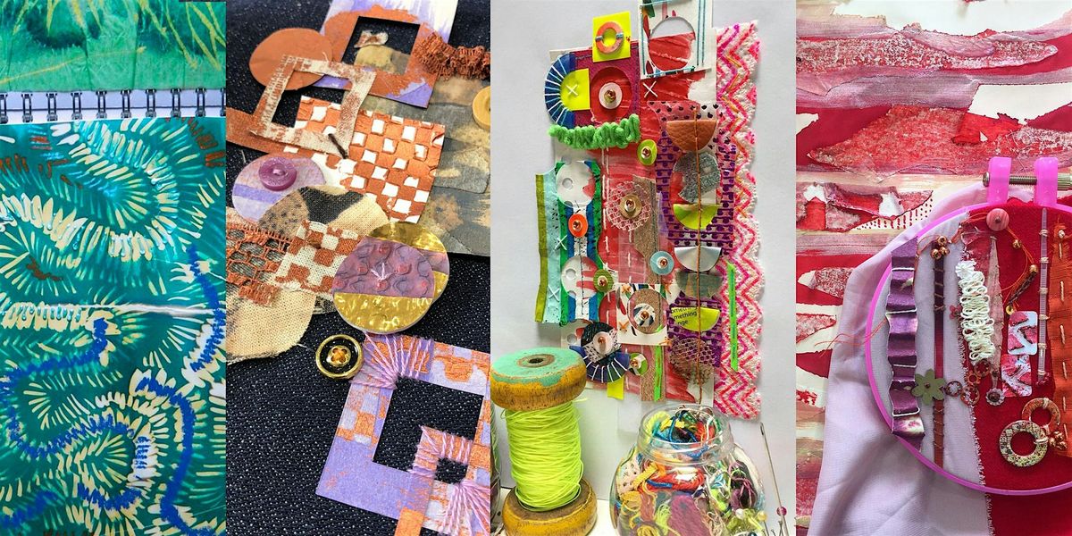 Sketchbook to Stitch (Textiles & Mixed Media Day) with Jessica Grady