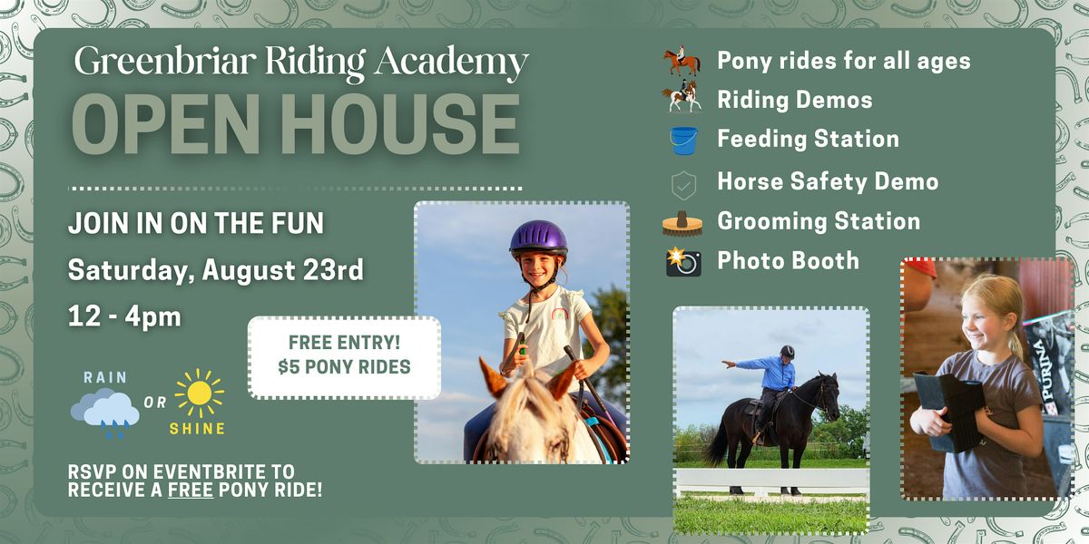 Greenbriar Riding Academy Open House