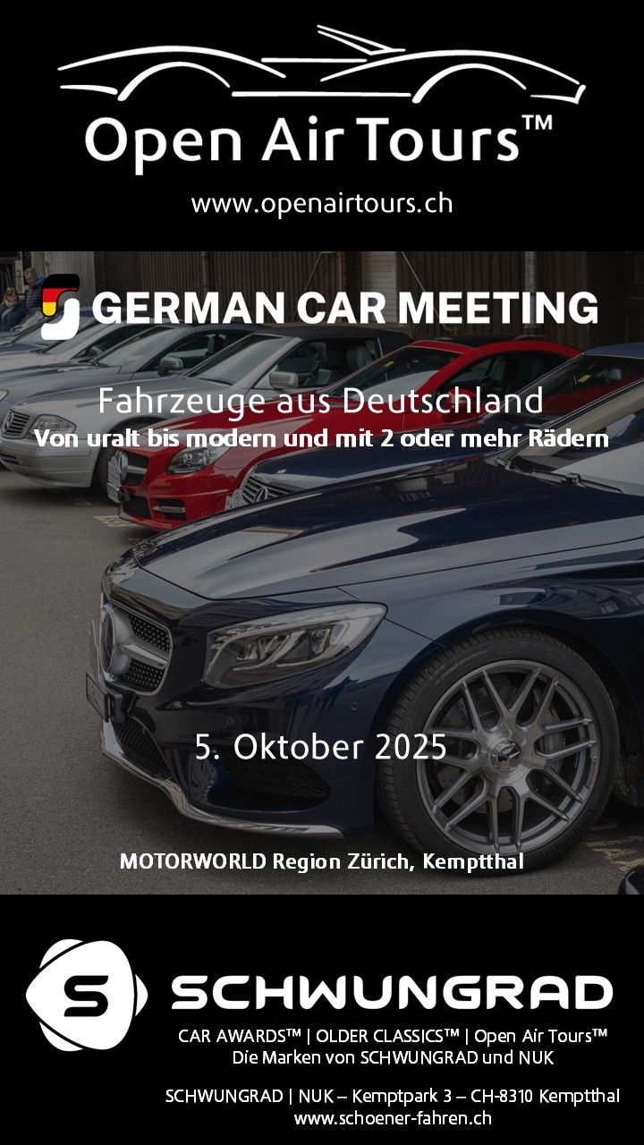 German Car Meeting - 5. Oktober 2025 - Der Tag f\u00fcr Fahrzeuge aus Deutschland