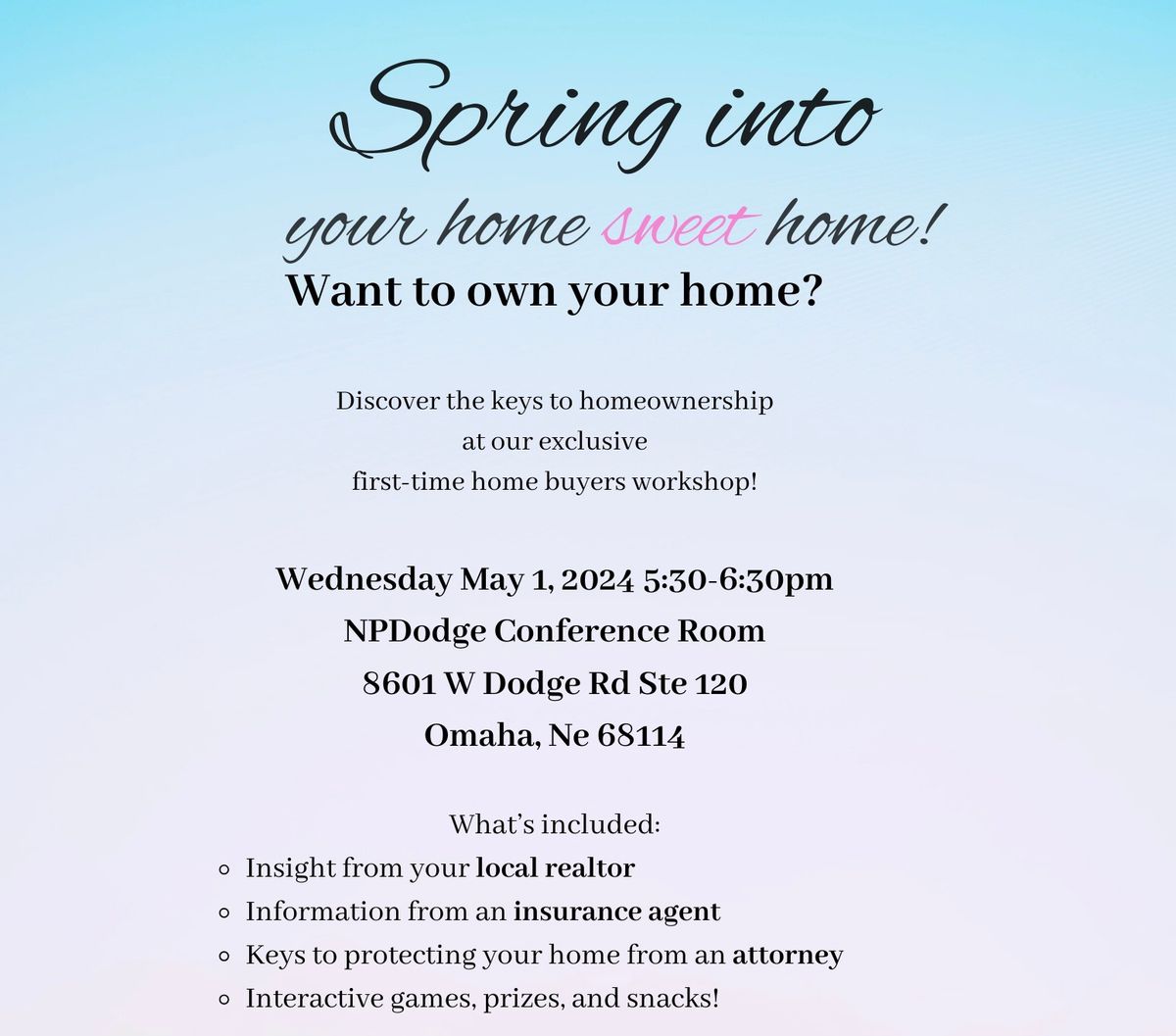Spring Into Your Home Sweet Home