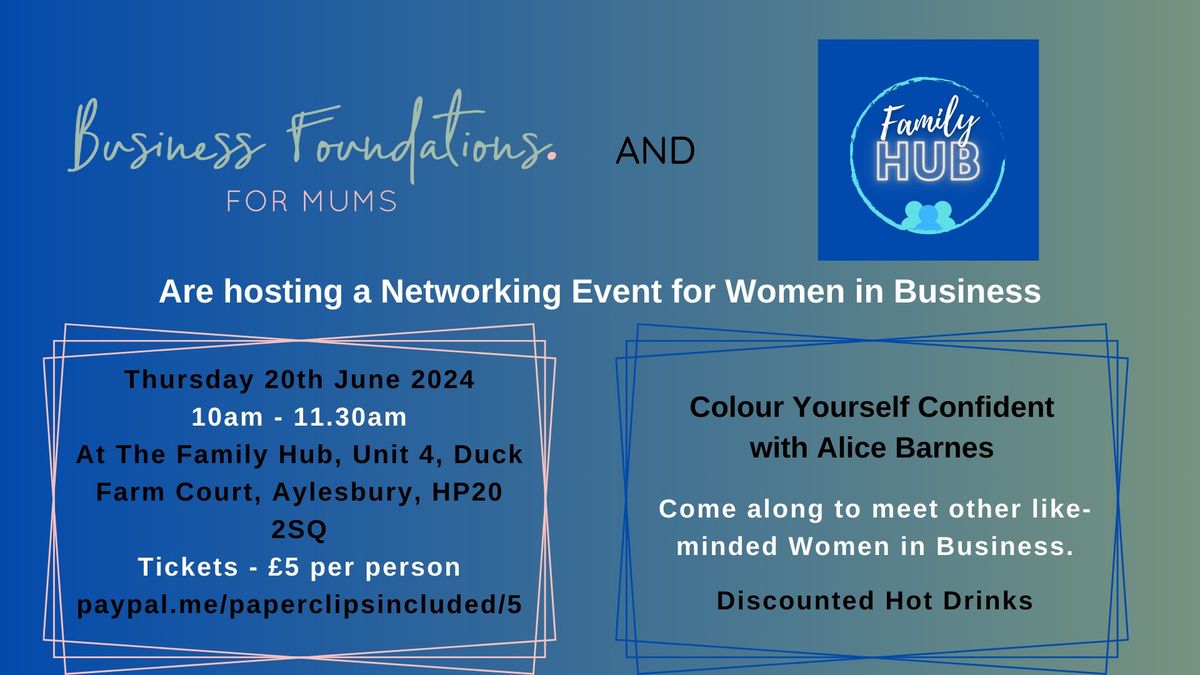 Womens Networking Aylesbury - Colour Yourself Confident with Alice Barnes