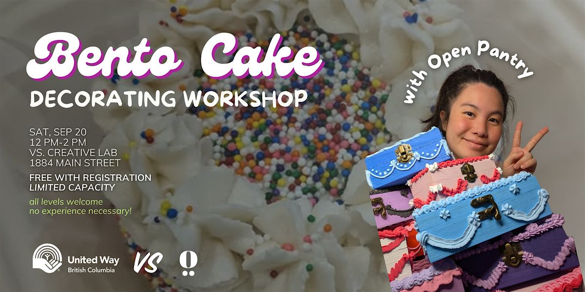 WHEN WE MAKE: Bento Cake Decorating Workshop