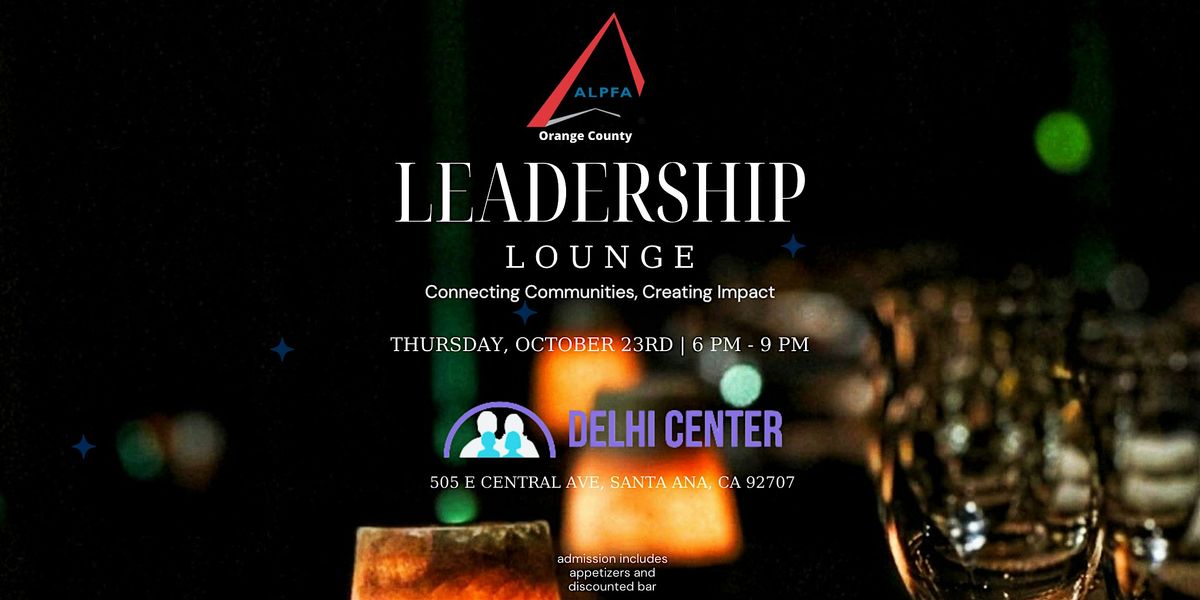 Leadership Lounge | Connecting Communities, Creating Impact
