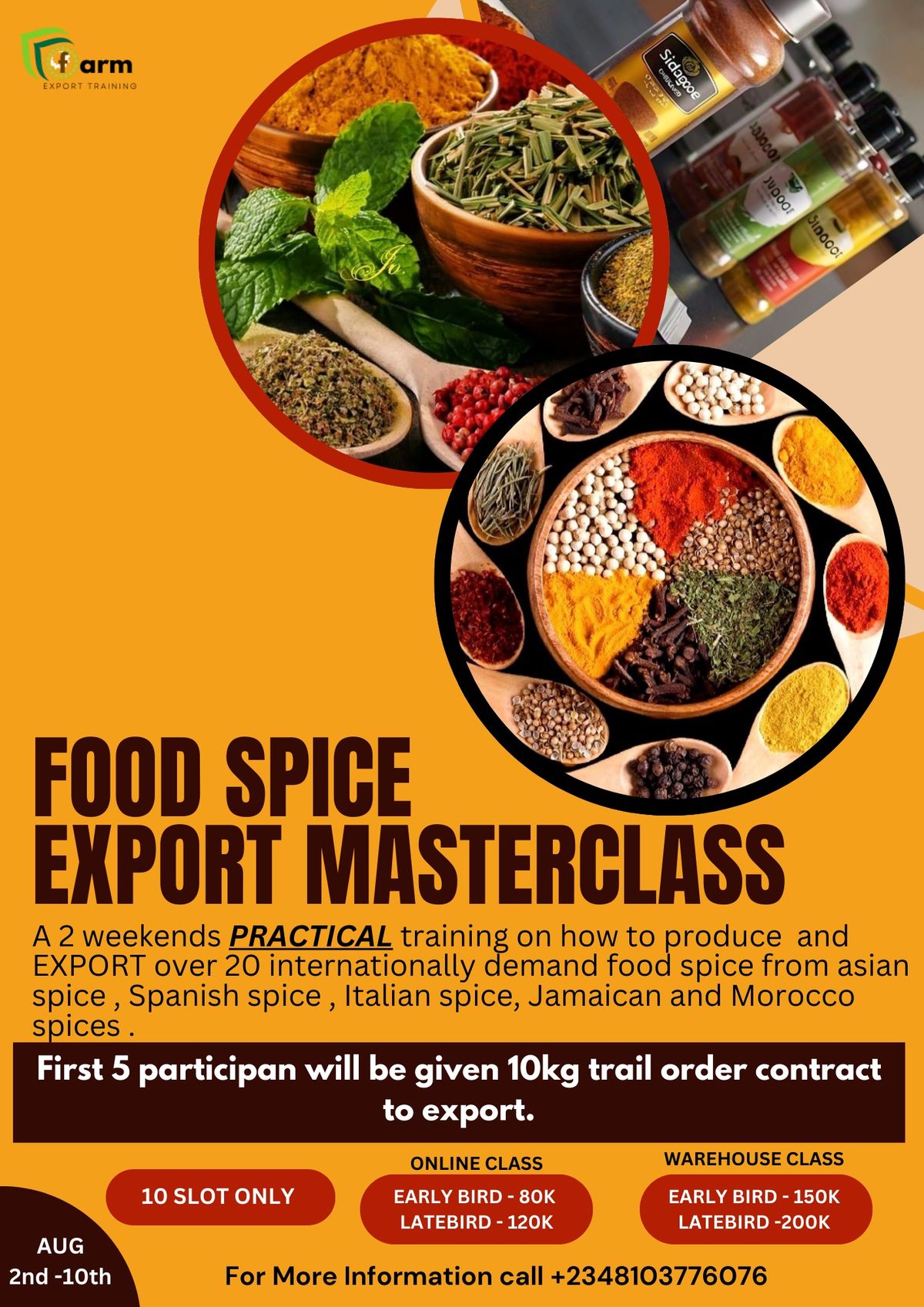 Unlock the secrets of the lucrative food spices mix export business!