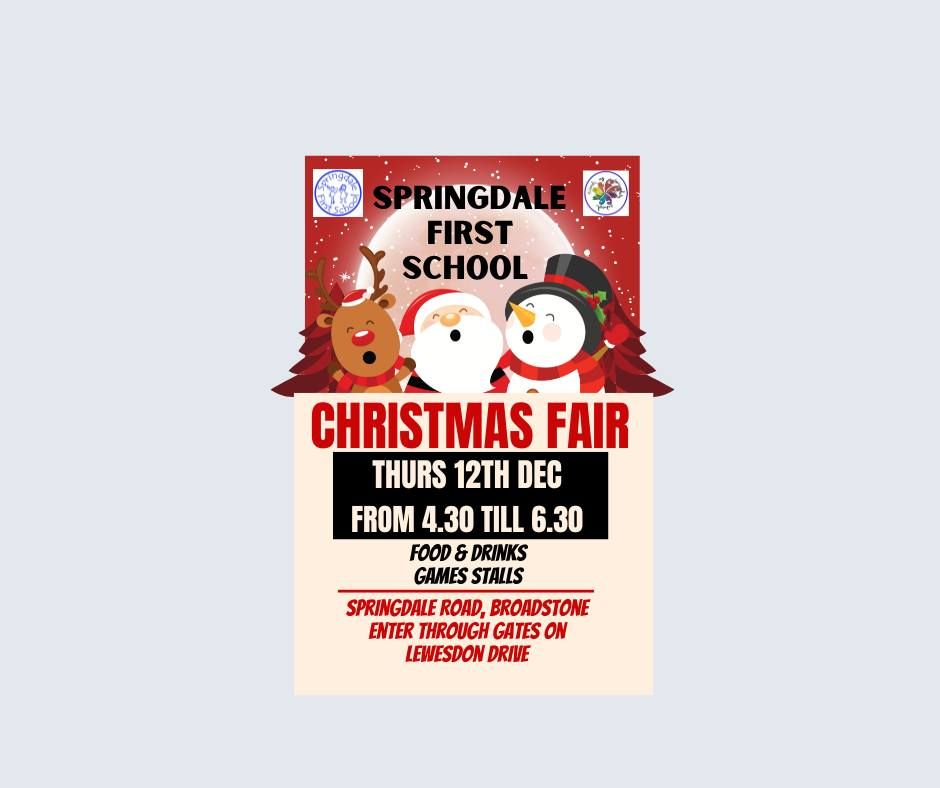 Springdale First School Christmas Fair