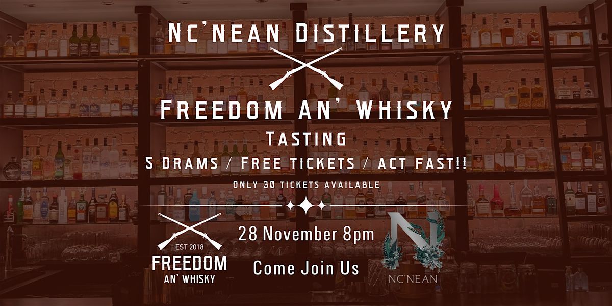 Nc'nean Distillery x FAW Whisky Tasting