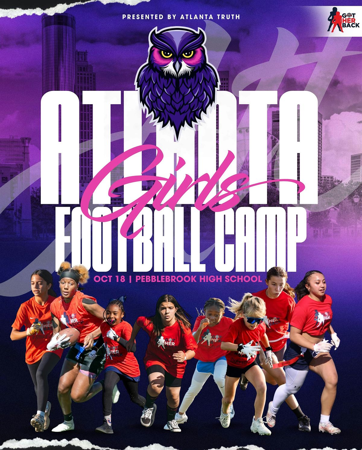 Got Her Back - Girls Flag Football Camp