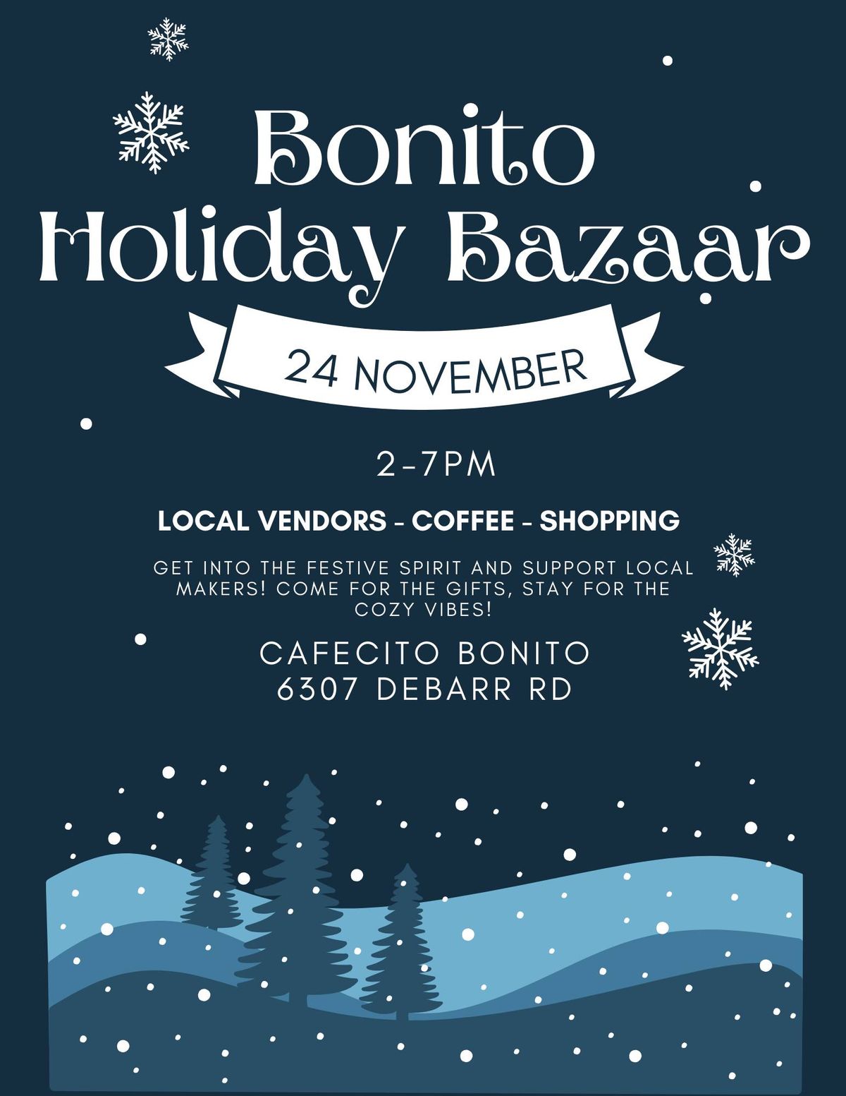 \u2744 Bonito Holiday Bazaar \u2744