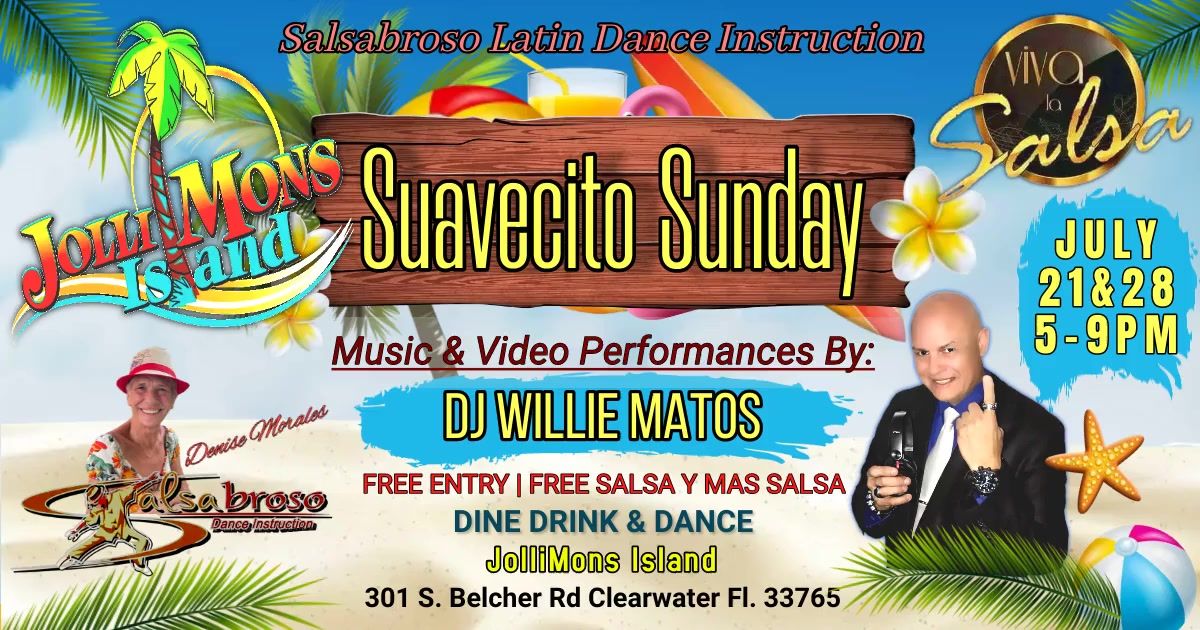 Suavecito Sunday: A Latin Dance Experience with Guest DJ Willie Matos