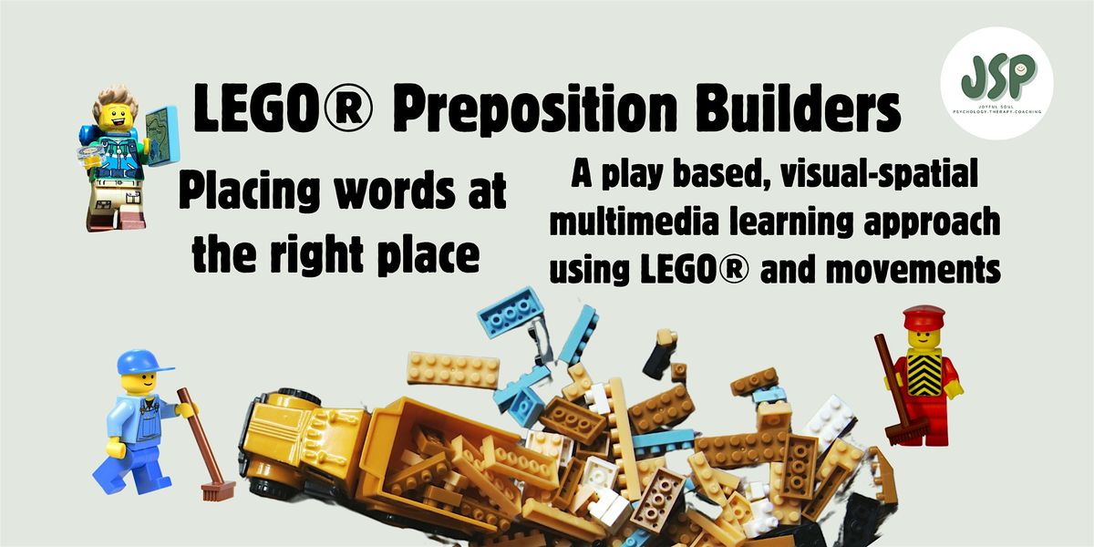LEGO Preposition Builders: Placing words at the right place