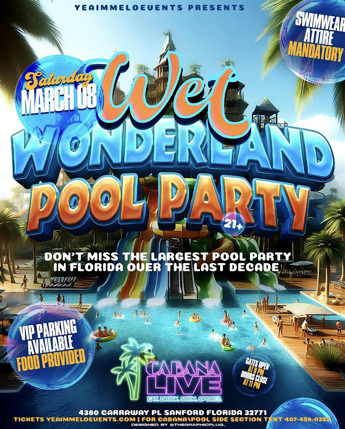 Wet Wonderland Pool Party!