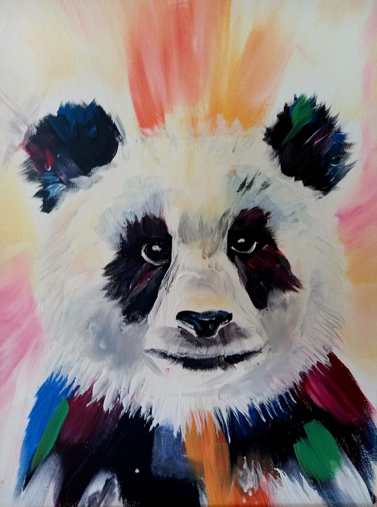 School Holiday Workshops 'ROCKSTAR \ud83d\udc3c PANDA'      Family Fun PAINT \ud83c\udfa8 DATE.    at The Boundary 